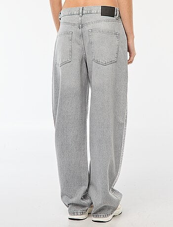 Jean droit avec strass