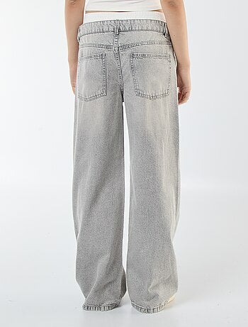 Jean effet caleçon baggy