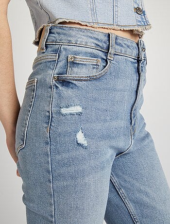 Jean flare/bootcut à taille haute