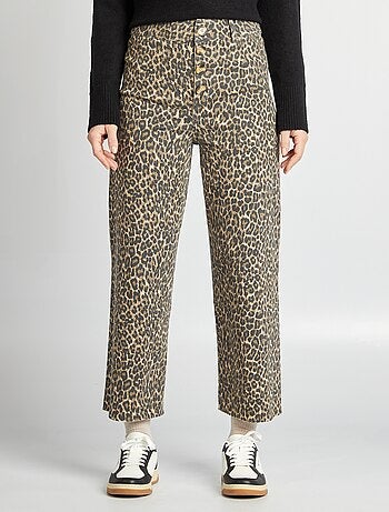 Jean large / wide leg ouverture par boutons fantaisies