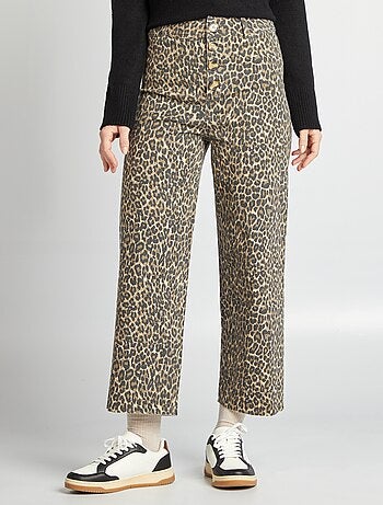 Jean large / wide leg ouverture par boutons fantaisies