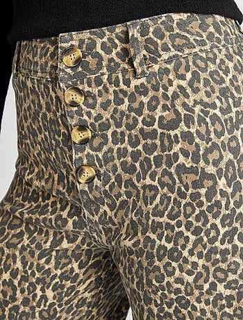 Jean large / wide leg ouverture par boutons fantaisies