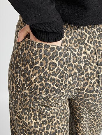 Jean large / wide leg ouverture par boutons fantaisies