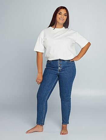 Jean mom à taille très haute - L30