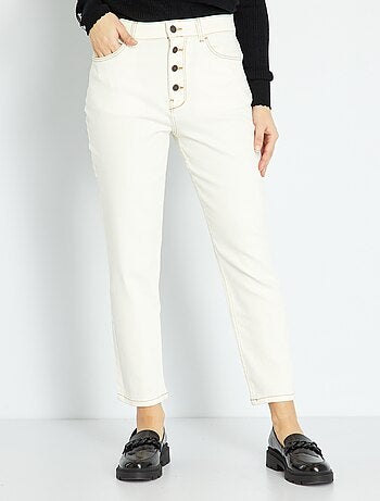 Jean mom à taille très haute - L32