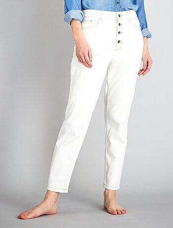 Jean mom à taille très haute - L34