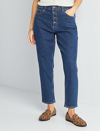 Jean mom à taille très haute - L34