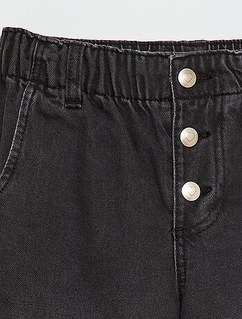 Jean mom avec poches en forme de cœur