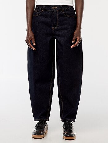 Jean mom taille haute