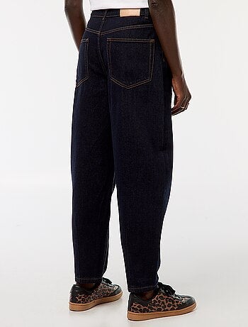 Jean mom taille haute