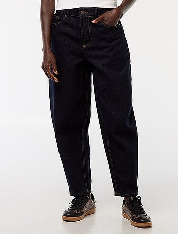 Jean mom taille haute