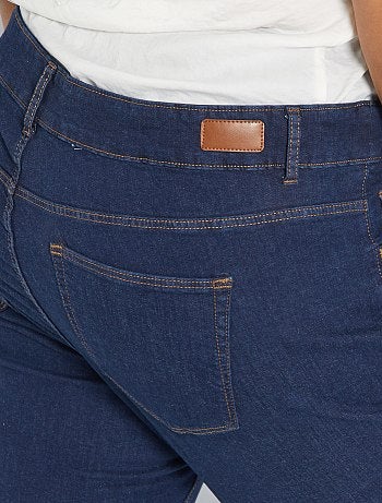 Jean regular en denim stretch longueur 75 cm - Kiabi