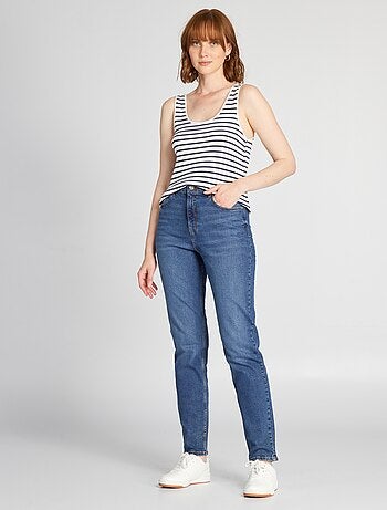 Jean regular taille haute - L28