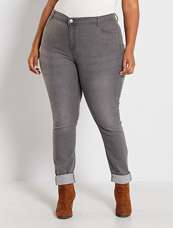 Jean skinny 5 poches effet push-up L32 - Kiabi