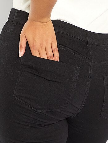 Grande taille femme - Jean skinny en denim stretch taille haute - Kiabi
