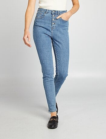 Jean skinny taille haute