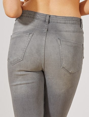 Jean skinny taille haute longueur US28 - Kiabi