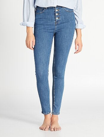 Jean skinny taille haute