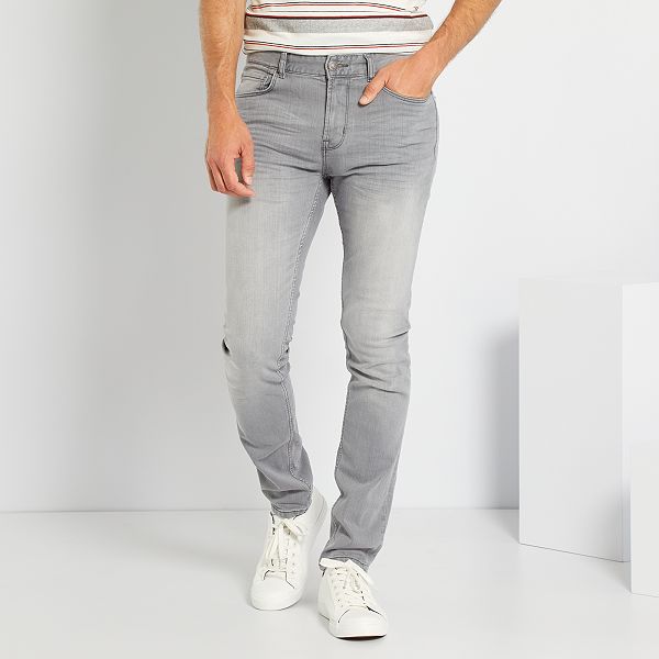Jean slim homme gris Clearance