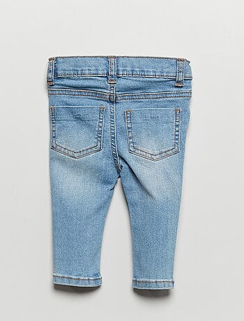 Jean slim stretch à taille ajustable