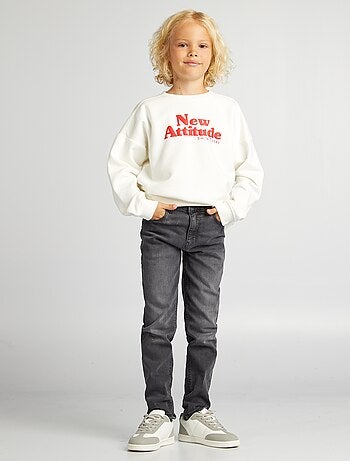 Jean slim taille ajustable