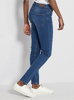 Jean slim taille haute - Longueur US 30 - Kiabi