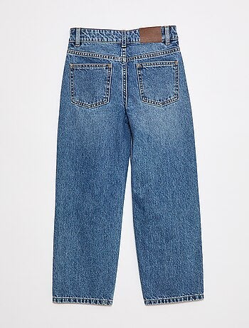 Jean straight avec broderies