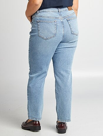 Jean straight taille haute