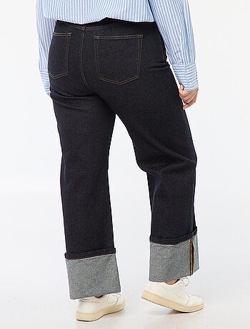 Jean straight turn up