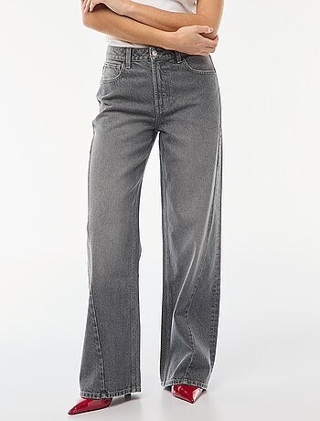 Jean taille haute coupe large / wide leg