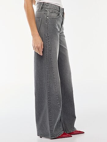 Jean taille haute coupe large / wide leg