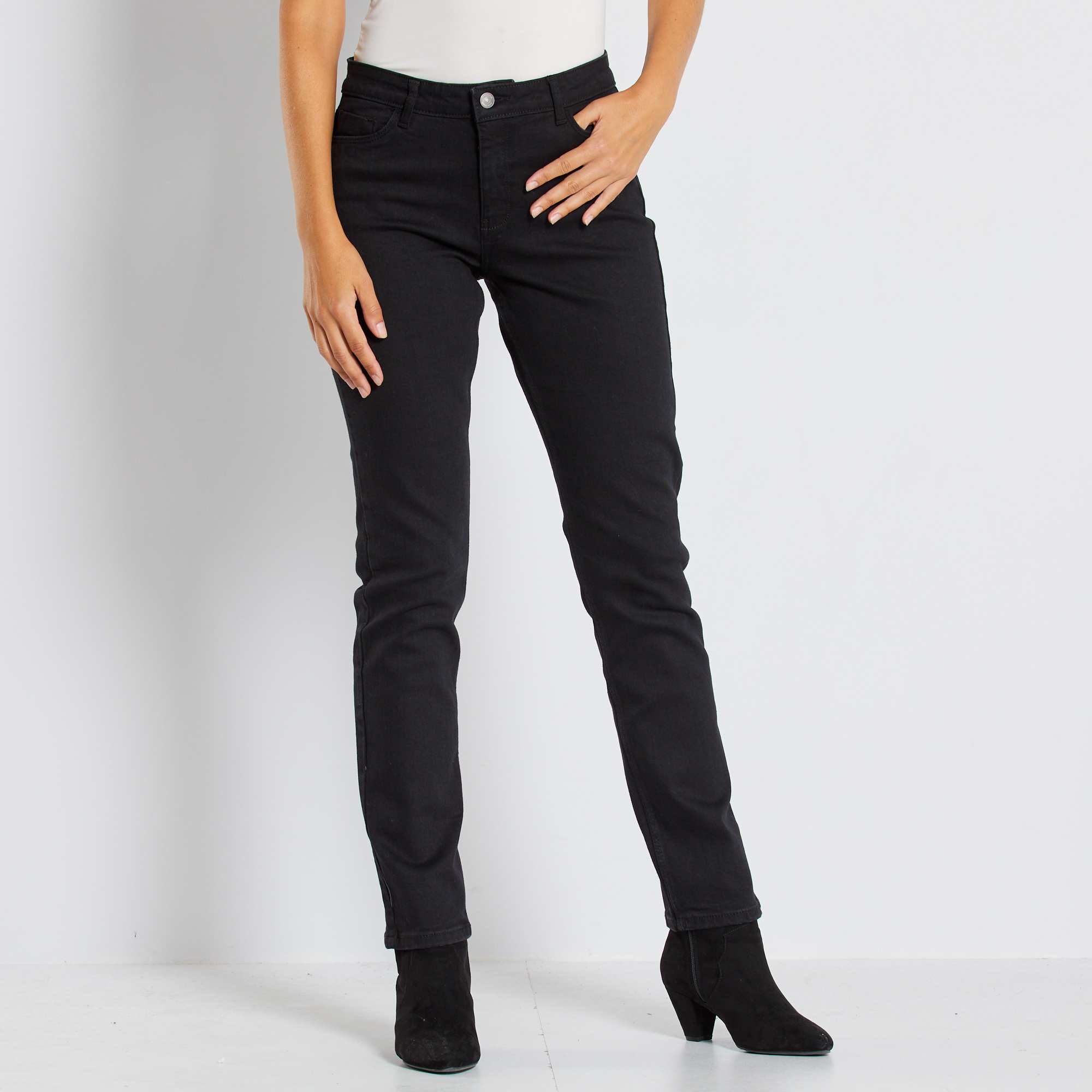 jean femme kiabi taille haute