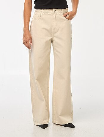 Jean Wide leg taille haute