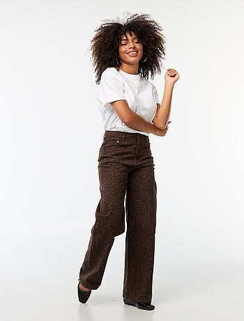 Jean Wide leg taille haute