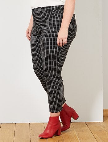 Jegging à carreaux - Kiabi