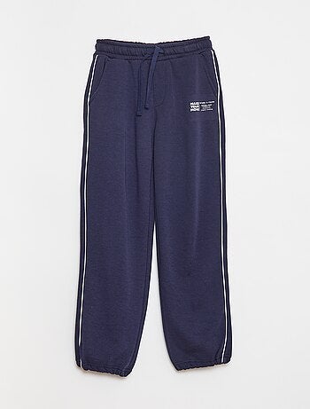 Jogging en french terry avec biais contrasté