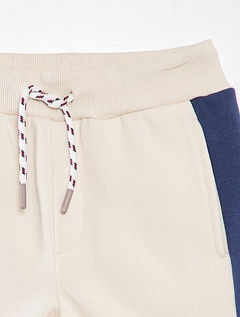 Jogging en molleton color-block