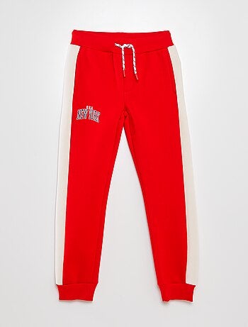 Jogging en molleton color-block