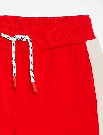 Jogging en molleton color-block