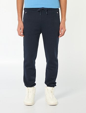 Jogging en molleton gratté avec 2 poches zippées