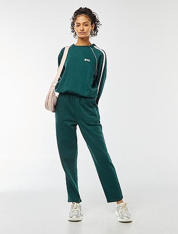 Jogging large en molleton