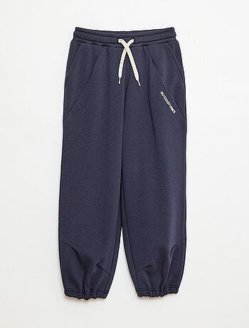 Jogging large uni en coton