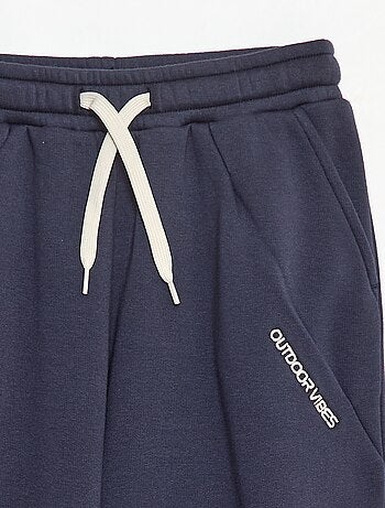 Jogging large uni en coton