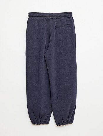 Jogging large uni en coton