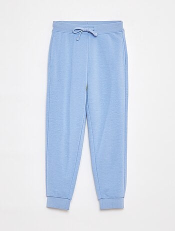 Jogging uni avec taille élastiquée
