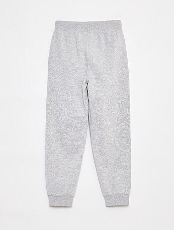 Jogging uni avec taille élastiquée
