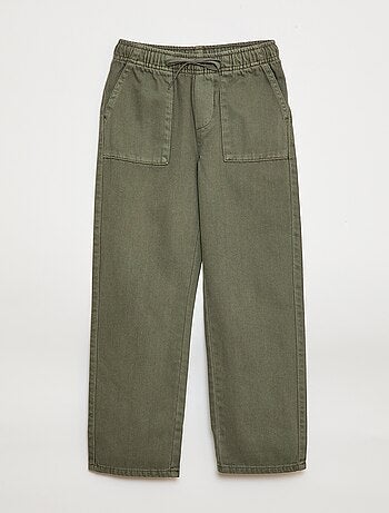 Jogpant avec taille élastiquée avec liens de serrage