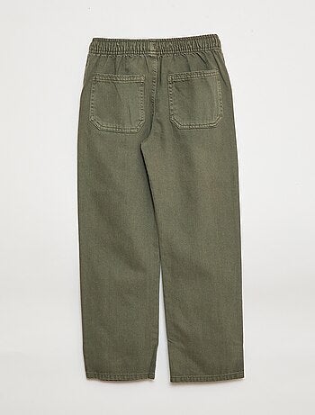 Jogpant avec taille élastiquée avec liens de serrage