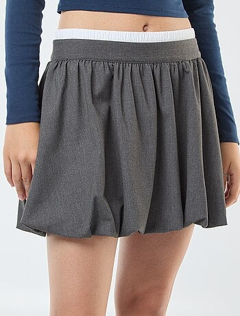 Jupe ballon avec détail boxer