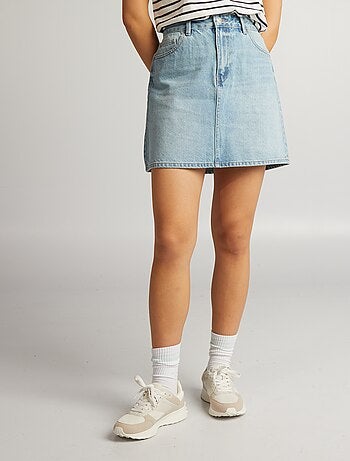 Jupe courte en denim